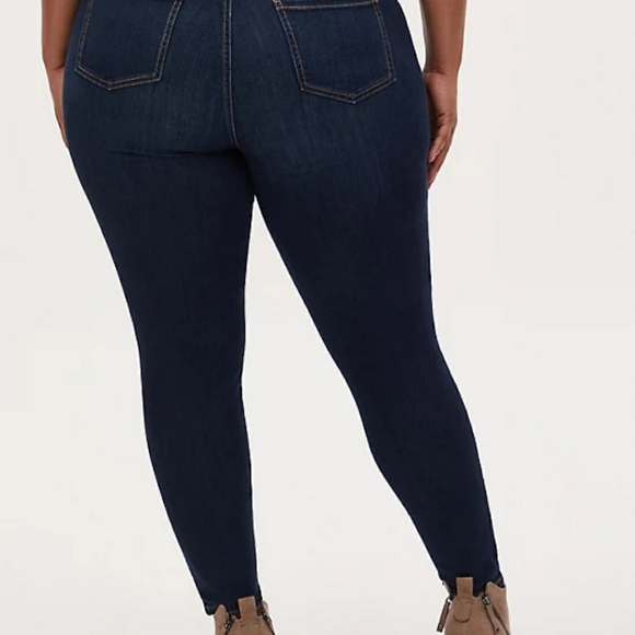 Sold Elsewhere-Torrid Super Soft Dark Wash Jegging - Picture 2 of 6